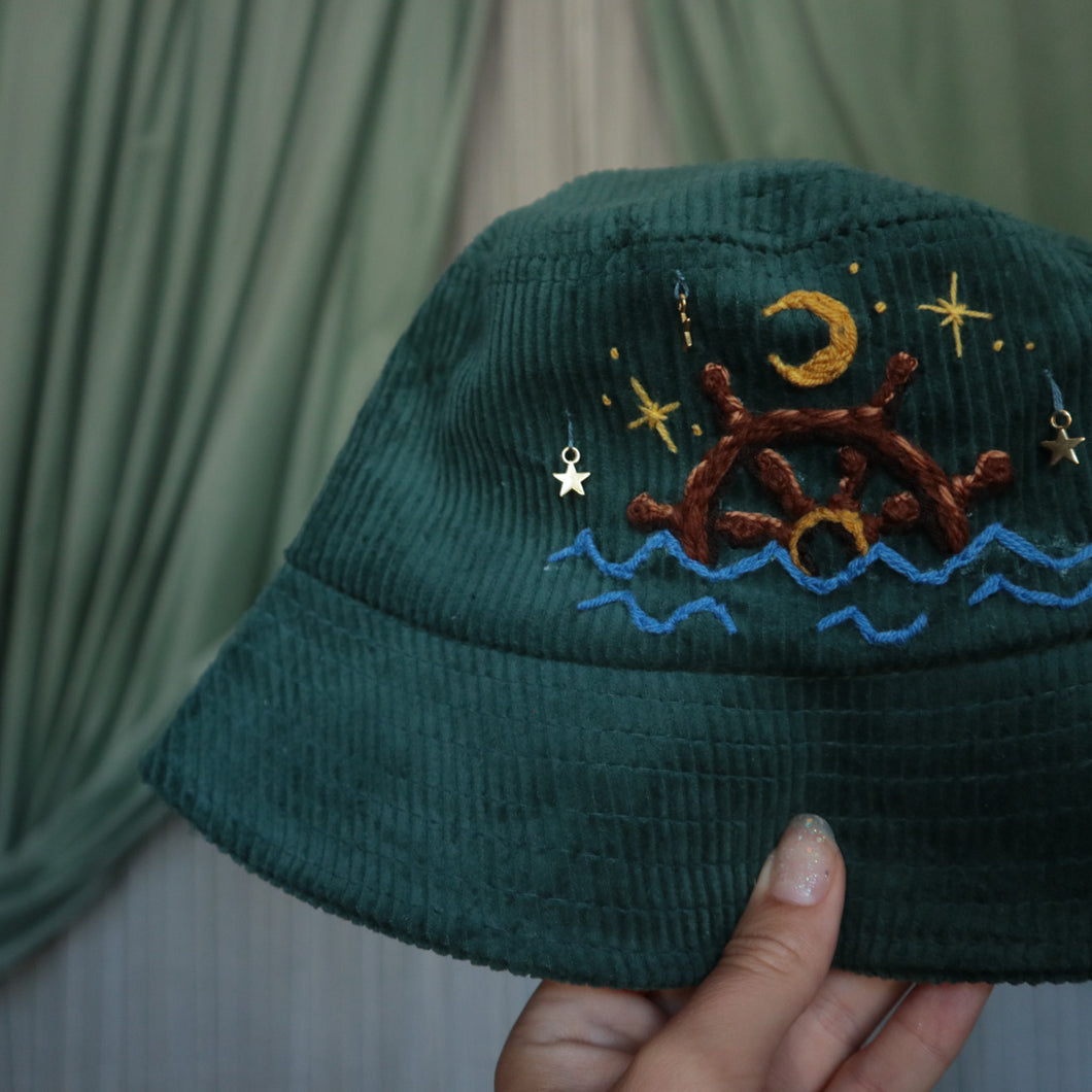 MAN THE HELM! - Seaweed Bucket Hat