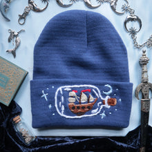 Load image into Gallery viewer, Bottled Jolly Roger - Waves Beanie
