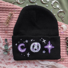 Load image into Gallery viewer, Stars for Kaonashi // Spooky Black - Classic Beanie
