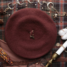 Load image into Gallery viewer, Cozy Critter: Hedgehog // Cocoa Beret
