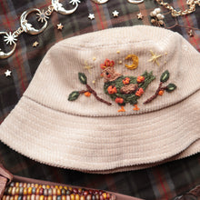 Load image into Gallery viewer, Folktale Chicken // Cream Tea Bucket Hat
