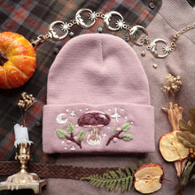 Load image into Gallery viewer, Boletus &amp; The Moon // Blush Beanie
