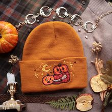 Load image into Gallery viewer, Carving Carl // Ochre Beanie
