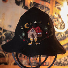 Load image into Gallery viewer, The Witch of the Wood // Baba Yaga Witch Hat
