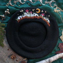 Load image into Gallery viewer, From Blood &amp; Bone - Spooky Black Beret
