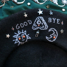 Load image into Gallery viewer, Spirits Call - Spooky Black Beret
