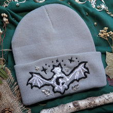 Load image into Gallery viewer, Luna et Dracul // Moon Grey Beanie
