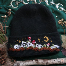 Load image into Gallery viewer, From Blood &amp; Bone // Mulch Black Cozy Beanie (Lined)
