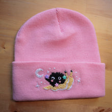 Load image into Gallery viewer, Soot Sprite Snail - Rose Milk Beanie
