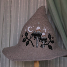 Load image into Gallery viewer, Inky Cap // Bone Witch Hat
