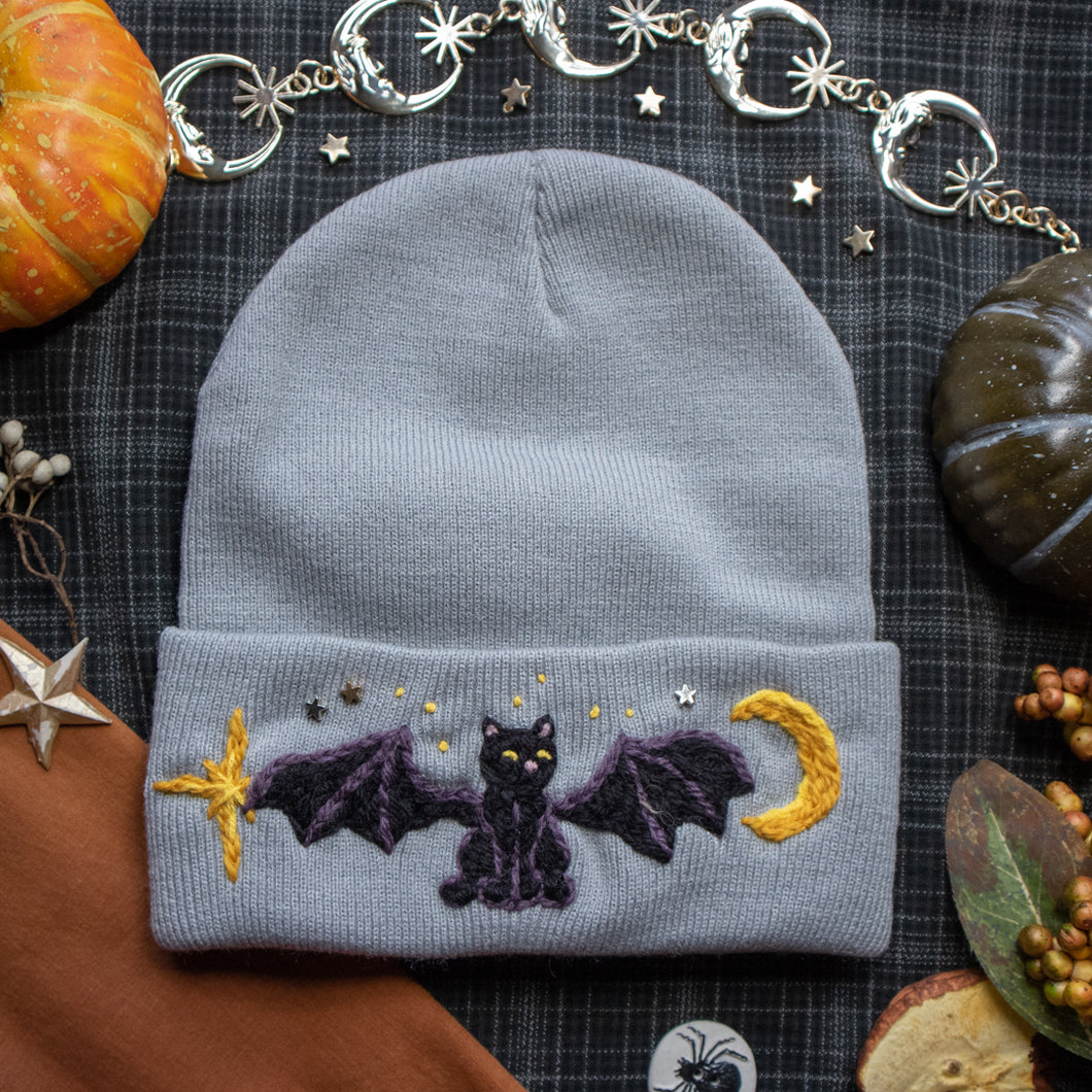 Creature of the Night // Moon Grey Classic Beanie