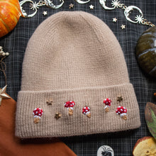 Load image into Gallery viewer, Fairy Ring // Fleece Lined Stretchy Rib Beanie
