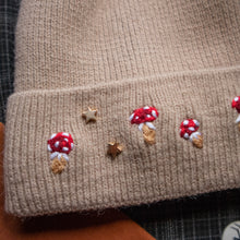 Load image into Gallery viewer, Fairy Ring // Fleece Lined Stretchy Rib Beanie
