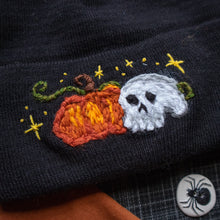 Load image into Gallery viewer, October 31st // Spooky Black Classic Beanie
