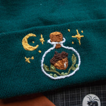 Load image into Gallery viewer, Acorn Collector // Goblin Green Classic Beanie
