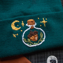 Load image into Gallery viewer, Acorn Collector // Goblin Green Classic Beanie
