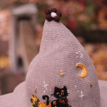 Load image into Gallery viewer, Patches in the Sunflowers // Heather Witch Hat
