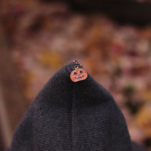Load image into Gallery viewer, Cozy Calico // Smokey Grey Witch Hat
