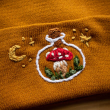 Load image into Gallery viewer, Mushroom Collector // Goldenrod Classic Beanie
