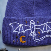 Load image into Gallery viewer, Night Fury // Berk Blue Stretchy Rib Knit Beanie
