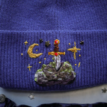Load image into Gallery viewer, Legend becomes Myth: Sapphire Sword // Stretchy Rib Knit Beanie

