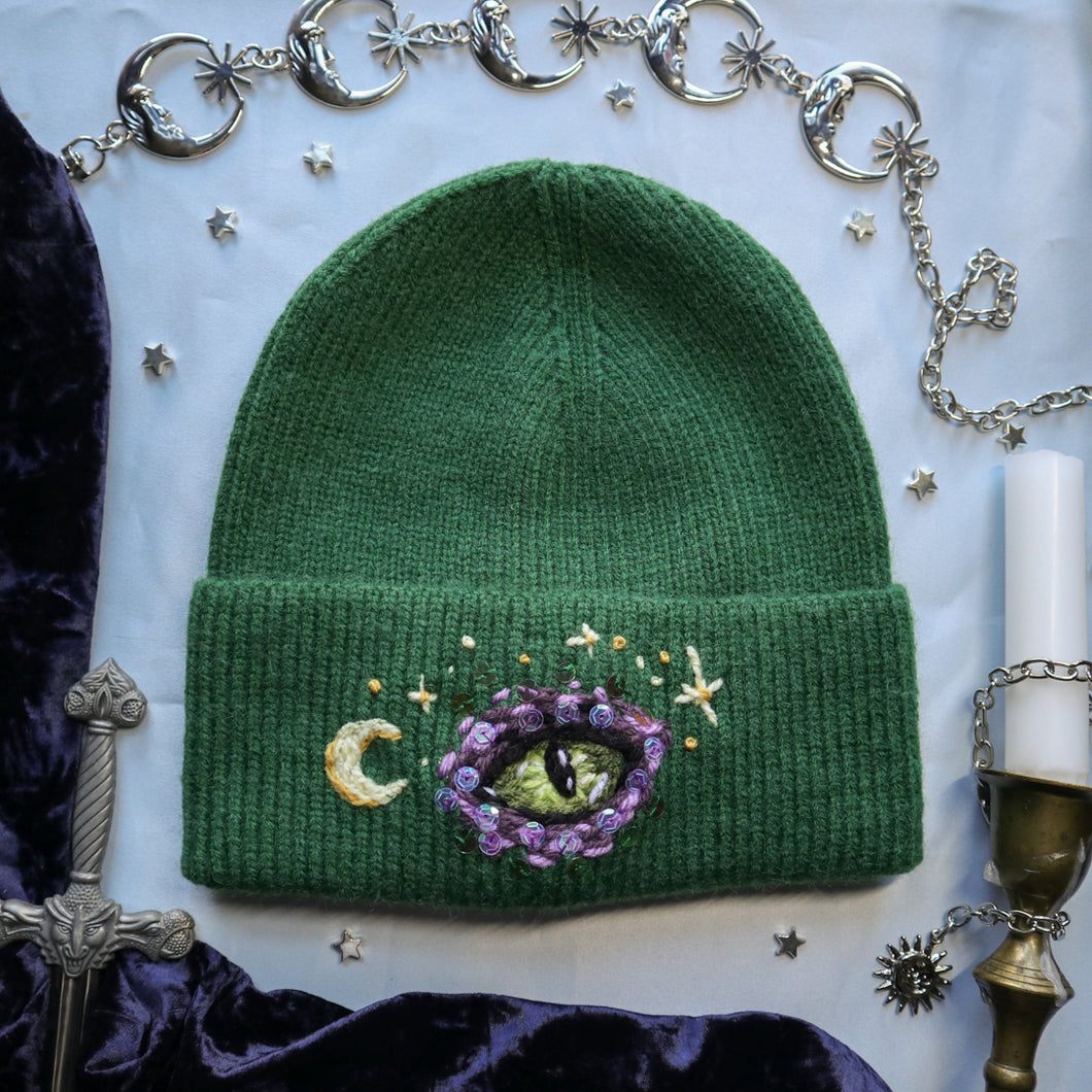 Watchful Eye: Smoke Dragon // Stretchy Rib Knit Beanie