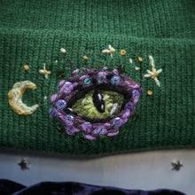 Load image into Gallery viewer, Watchful Eye: Smoke Dragon // Stretchy Rib Knit Beanie
