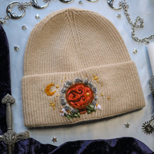 Load image into Gallery viewer, There and Back Again: Pumpkin // Stretchy Rib Knit Beanie
