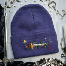 Load image into Gallery viewer, Knightly Trinkets - Lapis Knight // Classic Knit Beanie
