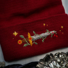Load image into Gallery viewer, Knightly Trinkets - Ruby Knight // Classic Knit Beanie
