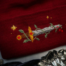 Load image into Gallery viewer, Knightly Trinkets - Ruby Knight // Classic Knit Beanie
