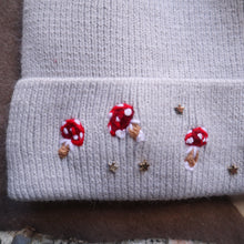 Load image into Gallery viewer, Mushroom Trinkets // Sleepy Grey Cozy Beanie (Lined)
