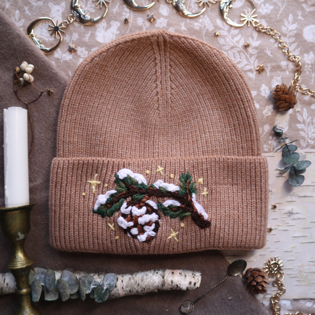 Frosted Pine // Dormouse Stretchy Rib Knit Beanie