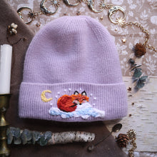 Load image into Gallery viewer, Winters Nap // Potion Purple Cozy Beanie (Lined)

