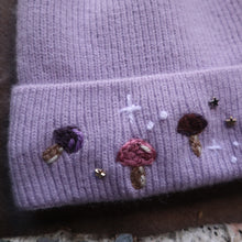 Load image into Gallery viewer, Mushroom Trinkets // Potion Purple Cozy Beanie (Lined)
