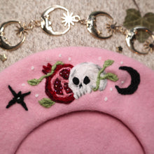 Load image into Gallery viewer, Persephone: Goddess of the Spring // Carnation Pink Beret
