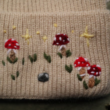 Load image into Gallery viewer, Fairy Ring // Milk Tea Rib Knit Beanie
