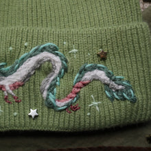 Load image into Gallery viewer, Soaring River Spirit  // Soft Sage Rib Knit Beanie
