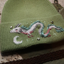 Load image into Gallery viewer, Soaring River Spirit  // Soft Sage Rib Knit Beanie
