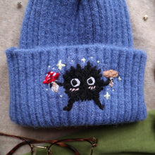 Load image into Gallery viewer, Foraging Sprite // Cornflower Chunky Beanie
