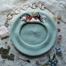 Load image into Gallery viewer, Calico Critter // Soft Sage Beret
